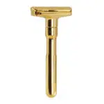 shaving razor gold