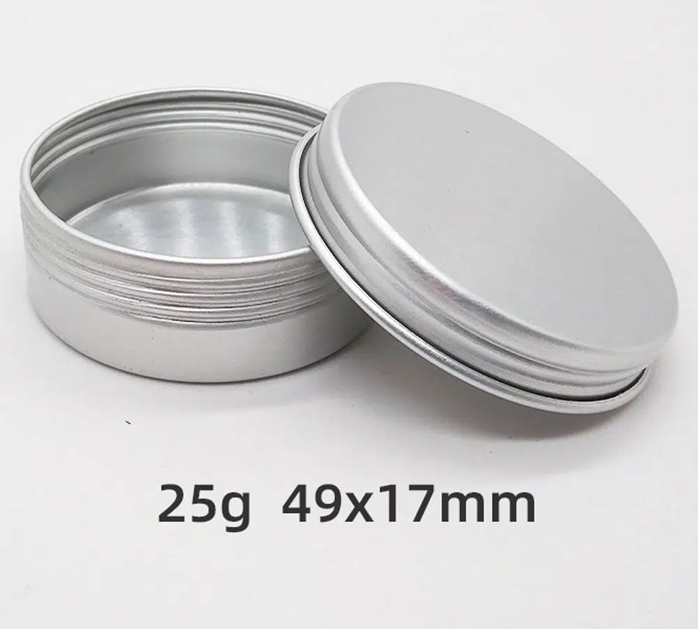 Aluminum tins are offered as one of the great packaging solutions for every kind. Aluminum can be a very good choice for packaging products because it is environment-friendly, lightweight (making the tin box easy to carry around), durable as a sturdy material, recyclable, rustproof (ensuring long-lasting use), non-reactive with the filling products (ensuring the contents of the metal box are not affected), and easily customizable, which can be customized with different designs, colors, and finishes to fit your preference.