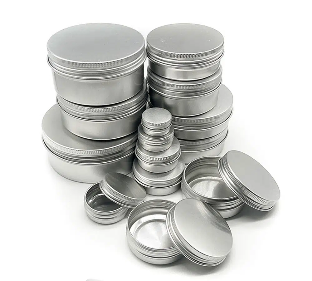 Aluminum tins are offered as one of the great packaging solutions for every kind. Aluminum can be a very good choice for packaging products because it is environment-friendly, lightweight (making the tin box easy to carry around), durable as a sturdy material, recyclable, rustproof (ensuring long-lasting use), non-reactive with the filling products (ensuring the contents of the metal box are not affected), and easily customizable, which can be customized with different designs, colors, and finishes to fit your preference.