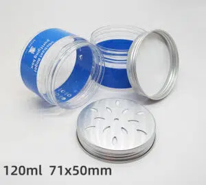 Metal caps closure aluminum bottle caps recyclable car air freshener Diffuser container cosmetic packaging tin factory free sample