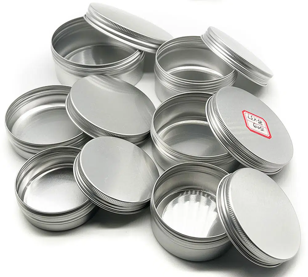 Aluminum tins are offered as one of the great packaging solutions for every kind. Aluminum can be a very good choice for packaging products because it is environment-friendly, lightweight (making the tin box easy to carry around), durable as a sturdy material, recyclable, rustproof (ensuring long-lasting use), non-reactive with the filling products (ensuring the contents of the metal box are not affected), and easily customizable, which can be customized with different designs, colors, and finishes to fit your preference.