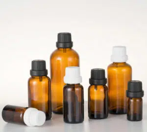 Consider using one of our many glass dropper bottles for your essential oils.